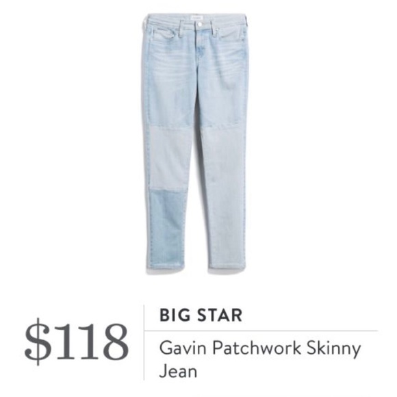 Big Star Denim - Stitch fix Big star jeans ankle skinny 30 31